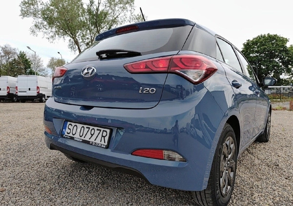 Hyundai i20 cena 43800 przebieg: 79467, rok produkcji 2017 z Lesko małe 379